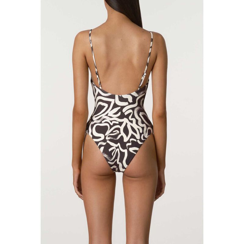 Zulu & Zephyr Paint Flower Reversible One Piece image number 1